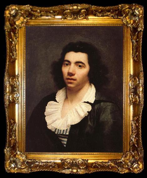 framed  Anne-Louis Girodet-Trioson Self Portrait, ta009-2